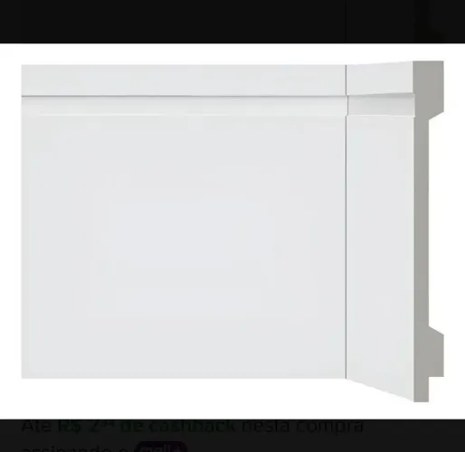 Rodapé lev Santa Luiza 1,3x15x2,40 cm