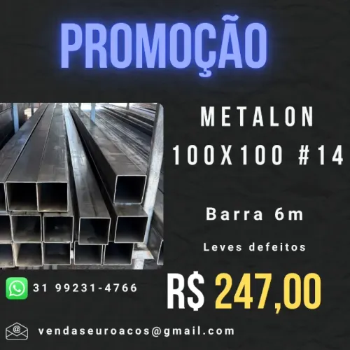 METALON 100 X 100 #14 com leves defeitos