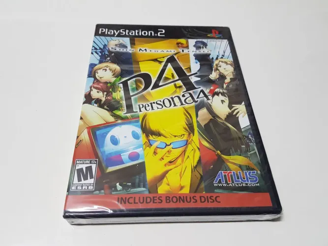 Shin Megami Tensei Persona 4 de PS2 lacrado