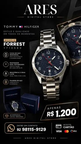 RELÓGIO FORREST TOMMY