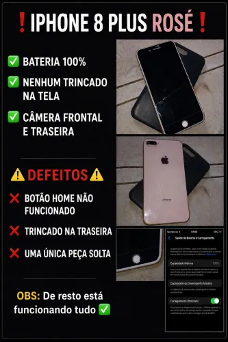 ?IPHONE 8 PLUS BARATINHO PRA SAIR LOGO?