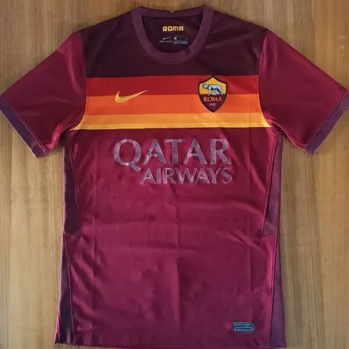 camisa original 2020 roma itália nike grená tamanho p