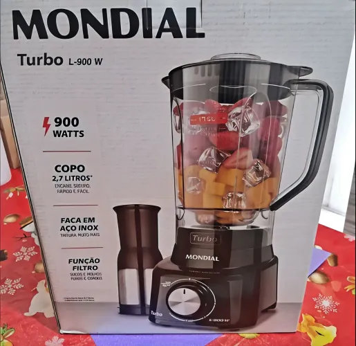 Liquidificador Mondial Turbo 900W-127V