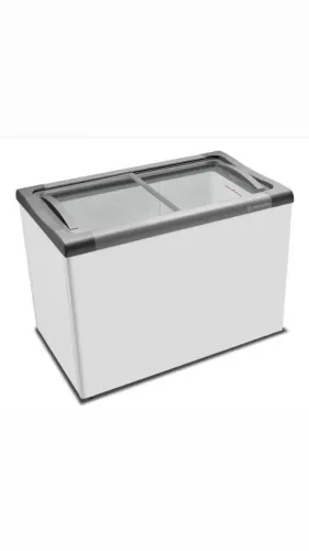 Freezer expositor metalfrio tampa de vidro
