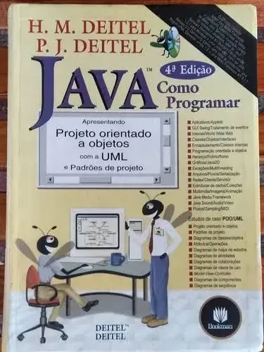 Livro .JAVA 4 Edição como programar <br>Como<br>Programar<br>Programarntando<br>Archet<br>ing/Teatamerto