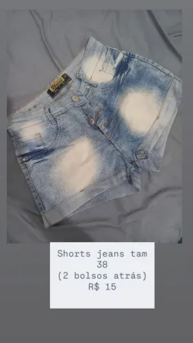 Shorts Jeans a partir de R $ 15