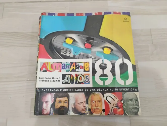 Livro almanaque anos 80