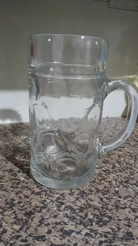 Caneca pra shopp de vidro 1 litro