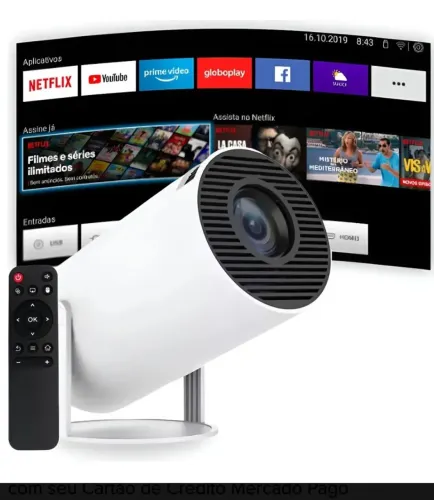 Projetor 4k novo oferta