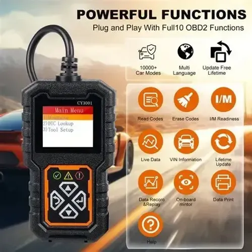 Ferramenta de Diagnóstico Automotivo OBD2 - Ferramenta Avançada de Diagnóstico de Falhas d