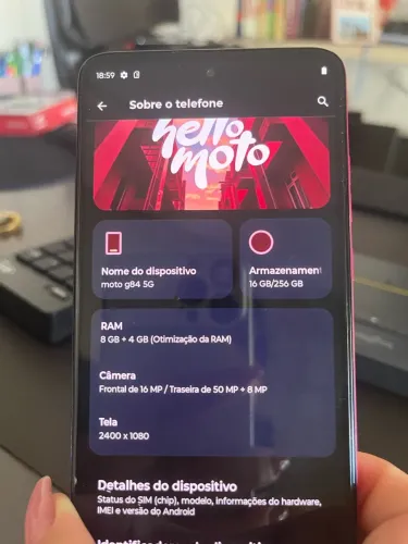 Celular MOTO G84 5G