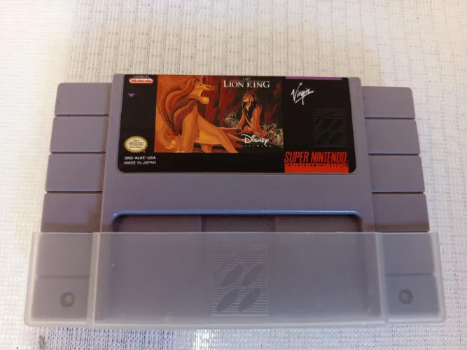 Fita rei leão super Nintendo impecável