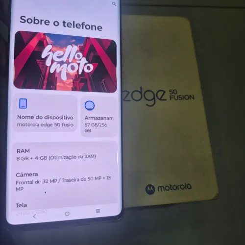 Moto edge 50 Fusion 256 gb 08ram