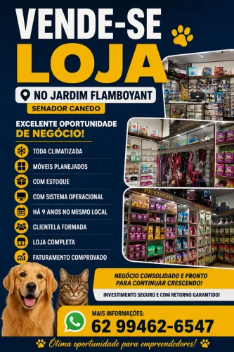 Vende se pet shop