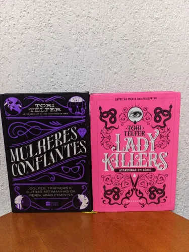 Livros Tori Telfer Lady Killers + Mulheres Confiantes DarkSide