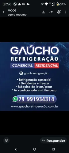 Consertos de máquinas de lavar e geladeiras