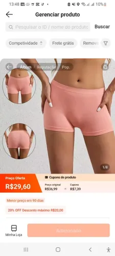 Kit 5 Calcinha Box Confortável Feminina - Excelente Caimento