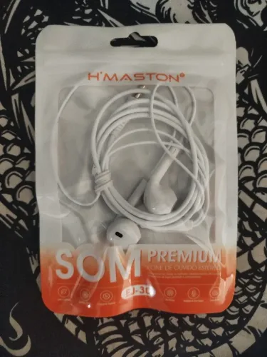 Fone de ouvido com fio 3.5mm intra Auricar Estéreo baixo Microfone Fone 