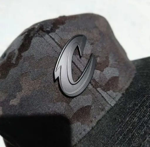 Boné Mitchell Ness Original Cleveland camuflado preto e marrom 