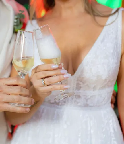 Vestido de noiva boho rendado