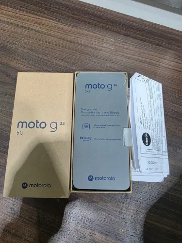 Moto g35 128 gigas novo nunca usado