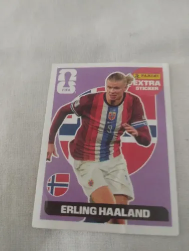 Figurinha bordo do ERLING HAALAND colecionável