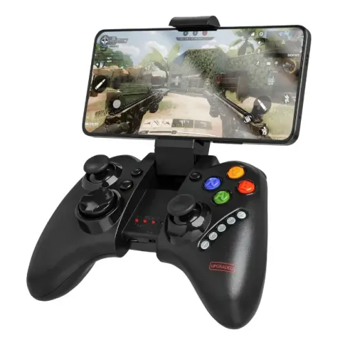 Controle Gamepad Ipega PG-9021S Bluetooth Multiplataforma com Suporte Telescópico pode ret