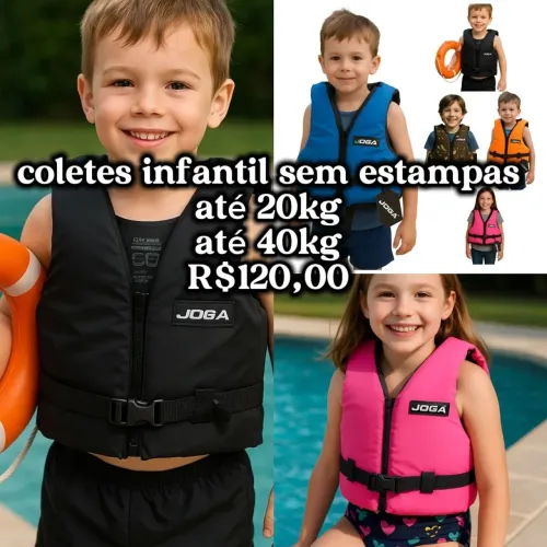 Colete infantil salva vida