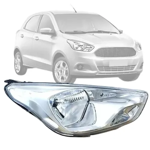 Farol Dianteiro direito, Ford Ka 2015 2016 2017 2018, cromado.