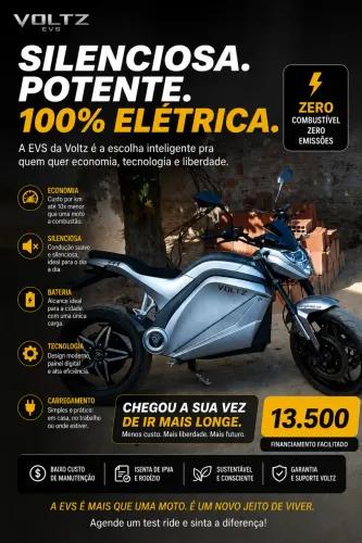 Moto elétrica voltz