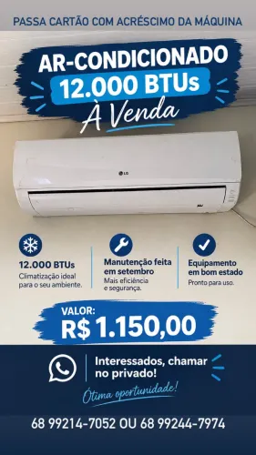 Ar condicionado LG 12.000btus