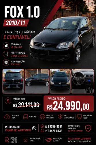 Volkswagen Fox 1.0 MI Total Flex 8V 5P 2011