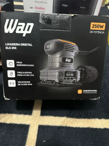 Lixadeira Orbital WAP ELO 250 - 250W de Potência 