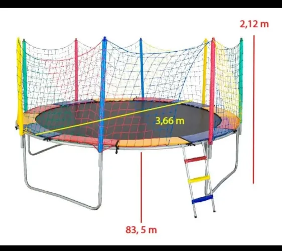 Vendo Cama elástica/Pula Pula 3,66m Usada muito pouco Nada Faltando!!<br>