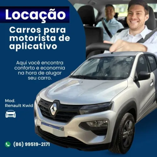 Kwid disponível para motorista aplicativo