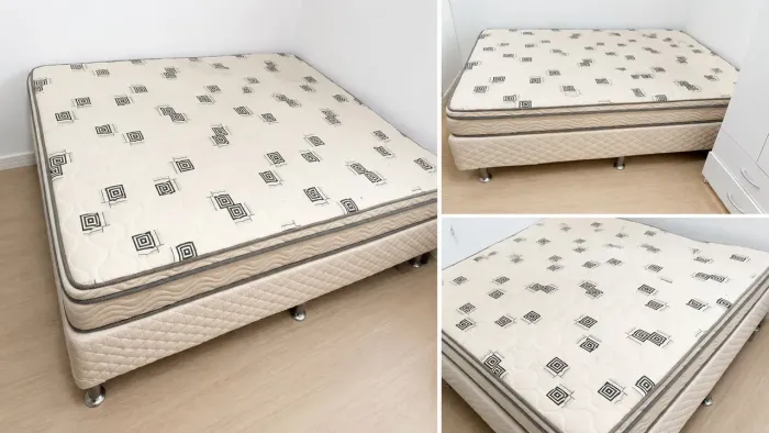 CAMA BOX CASAL ORTOBOM D45 - BOM ESTADO