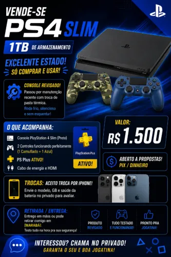 ps4 SLIM 1TB
