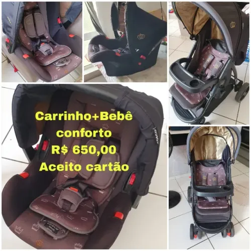Carrinho de Bebe + Bebe Conforto