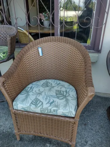 Poltrona vime fibra sintética Varanda