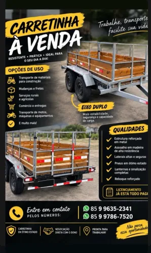 Carretinha a Venda