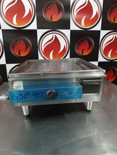 Chapa industrial 1 quimador marca MONARCHA modelo GSP40 gás GLP