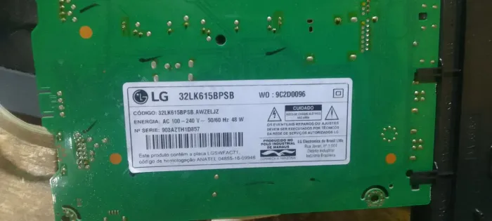 Placa de tv LG 32 led