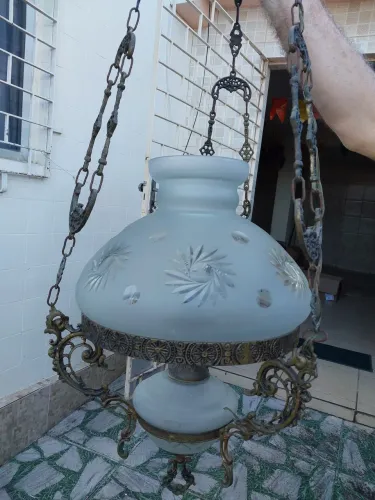 Lustres antigos peça artesanal barroco