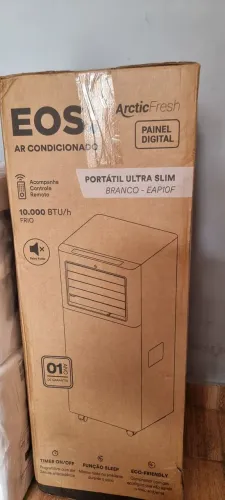 Ar condicionado portatil eos 10.000 btu novo sem uso