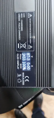 Carregador de bateria Moto elétrica 4.5-20A Li-Ion carregador LIFEPO4<br>
