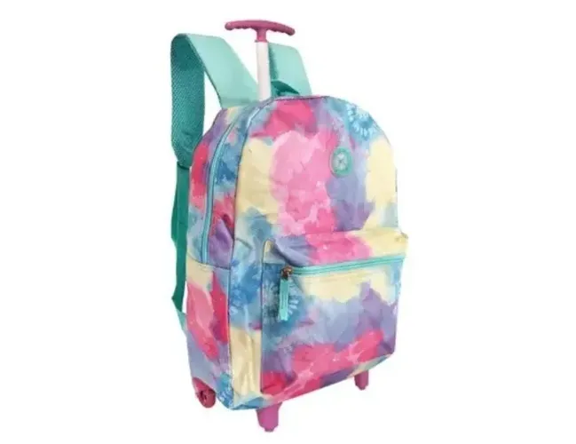 Mochila de Rodinha Clio Style Girls Tie Dye Nova MF3177