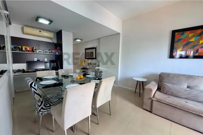 Apartamento no Condomínio Ilhas Gregas, 94m2, 3 quartos s/ 2 suítes, ponta negra