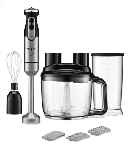 Mixer Master Mix 5 em 1 Elgin 1.000w 220V 5 Funções Prateado - NOVO