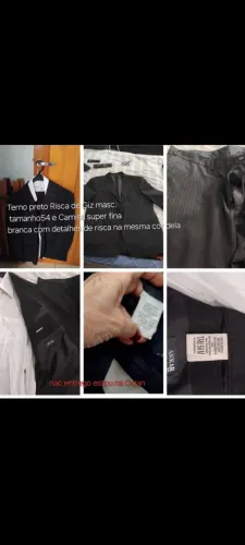 Terno preto Risca de giz