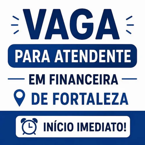 Atendente em financeira